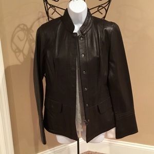 BOSTON HARBOR LEATHER JACKET